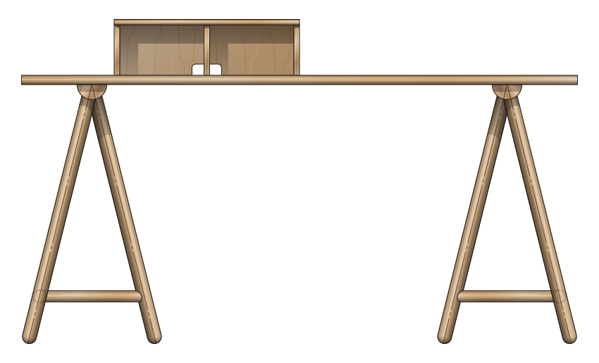 ワーキング・デスク（Working Desk）〈デスクC-1〉